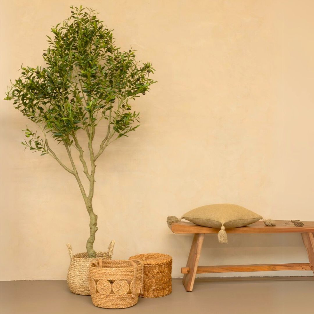 Künstlichen Olivenbaum für mediterranes Flair kaufen