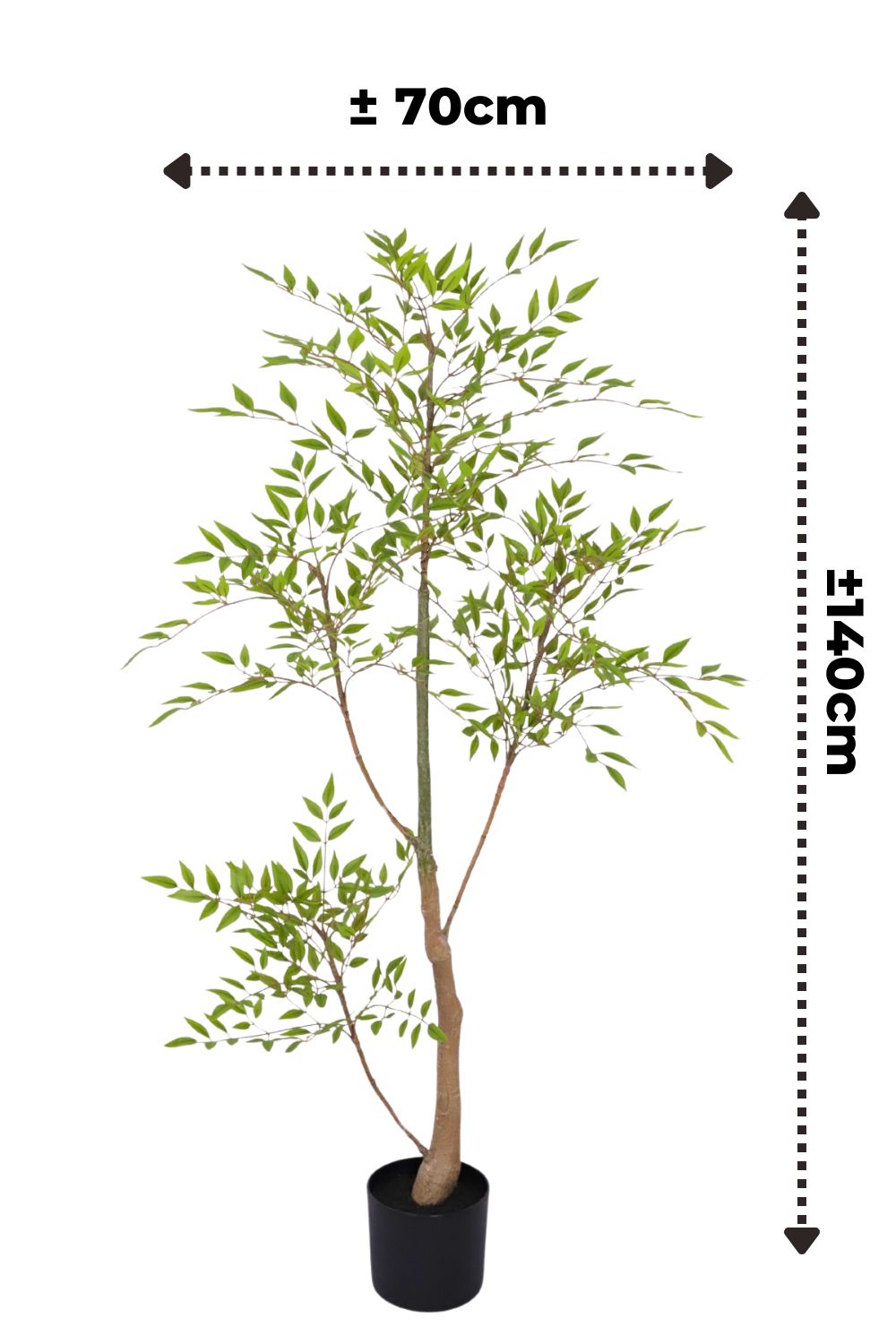 Nandina Kunstpflanze 140 cm
