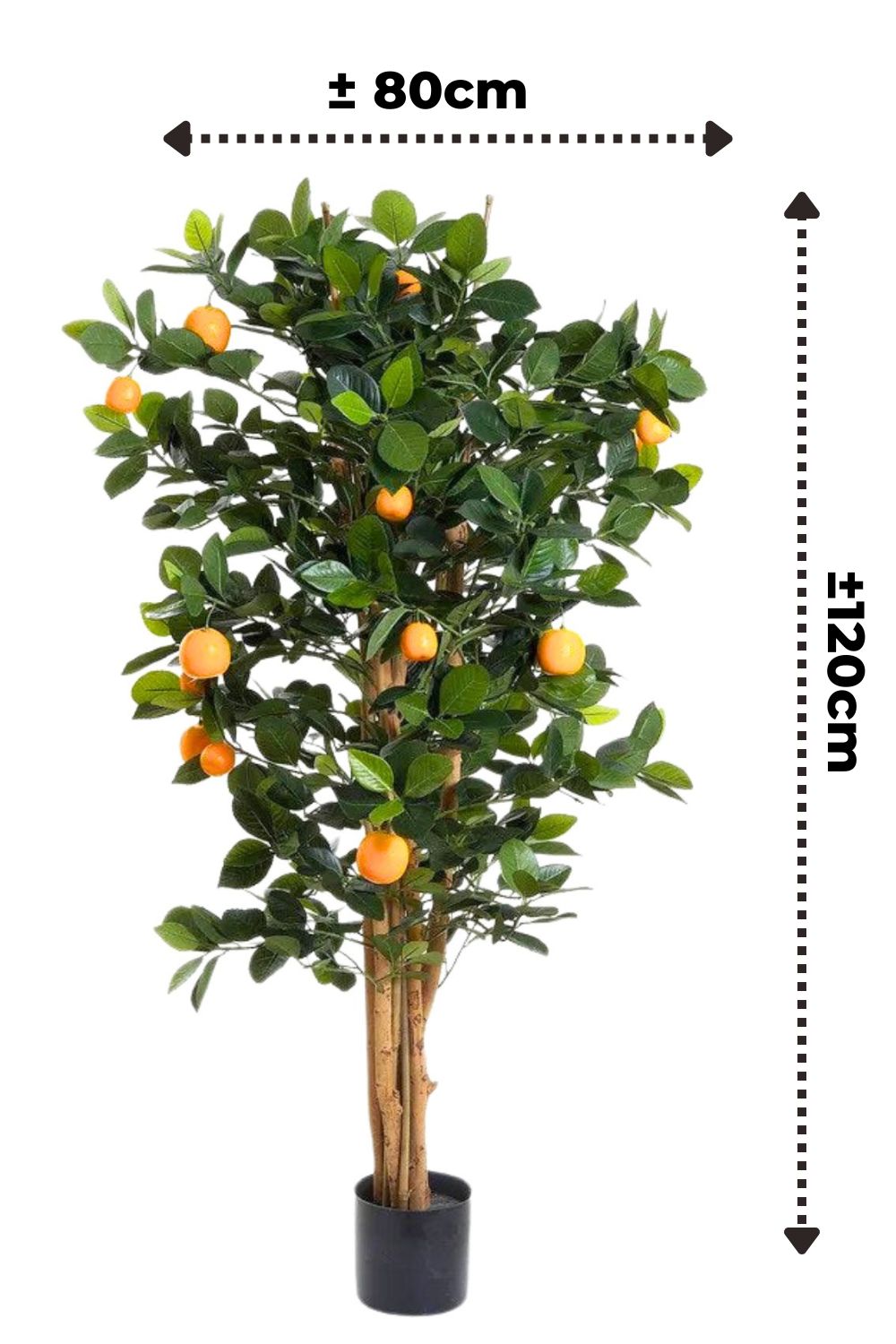 Künstlicher Orangenbaum 120cm