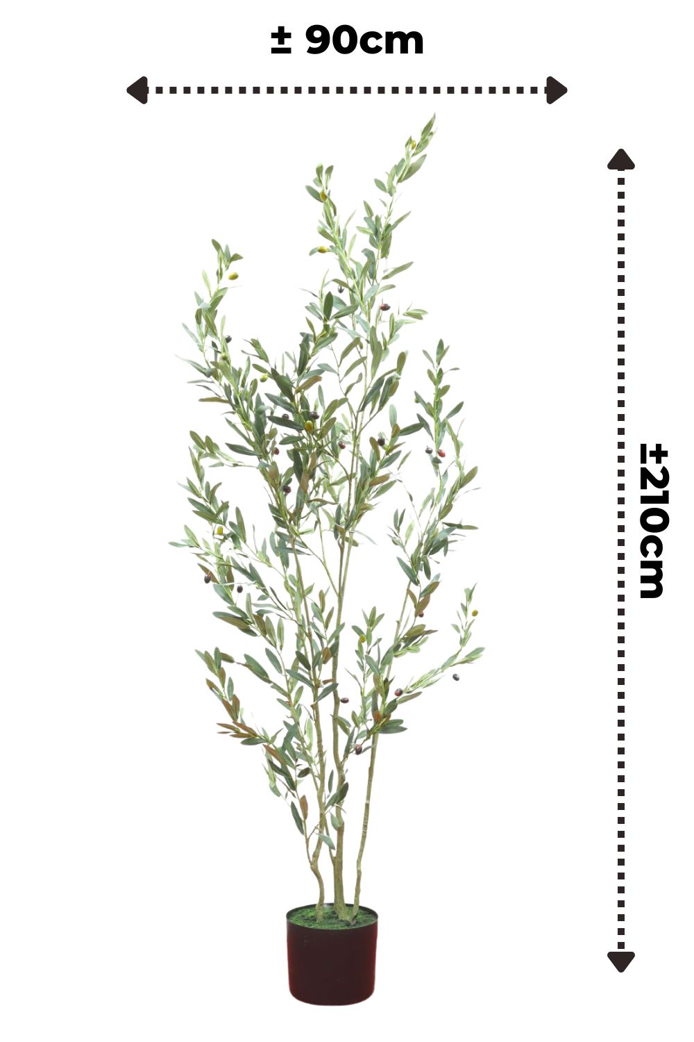 Künstlicher Olivenbaum 210cm