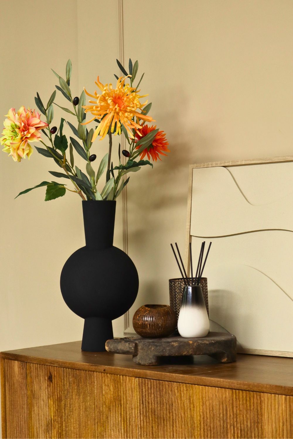 stimmungsbild Kunstblumenstrauß Blooms and Branch