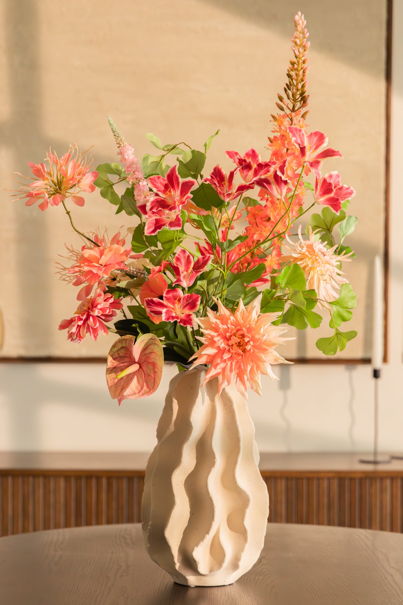 Kunstblumenstrauß Pink Parade