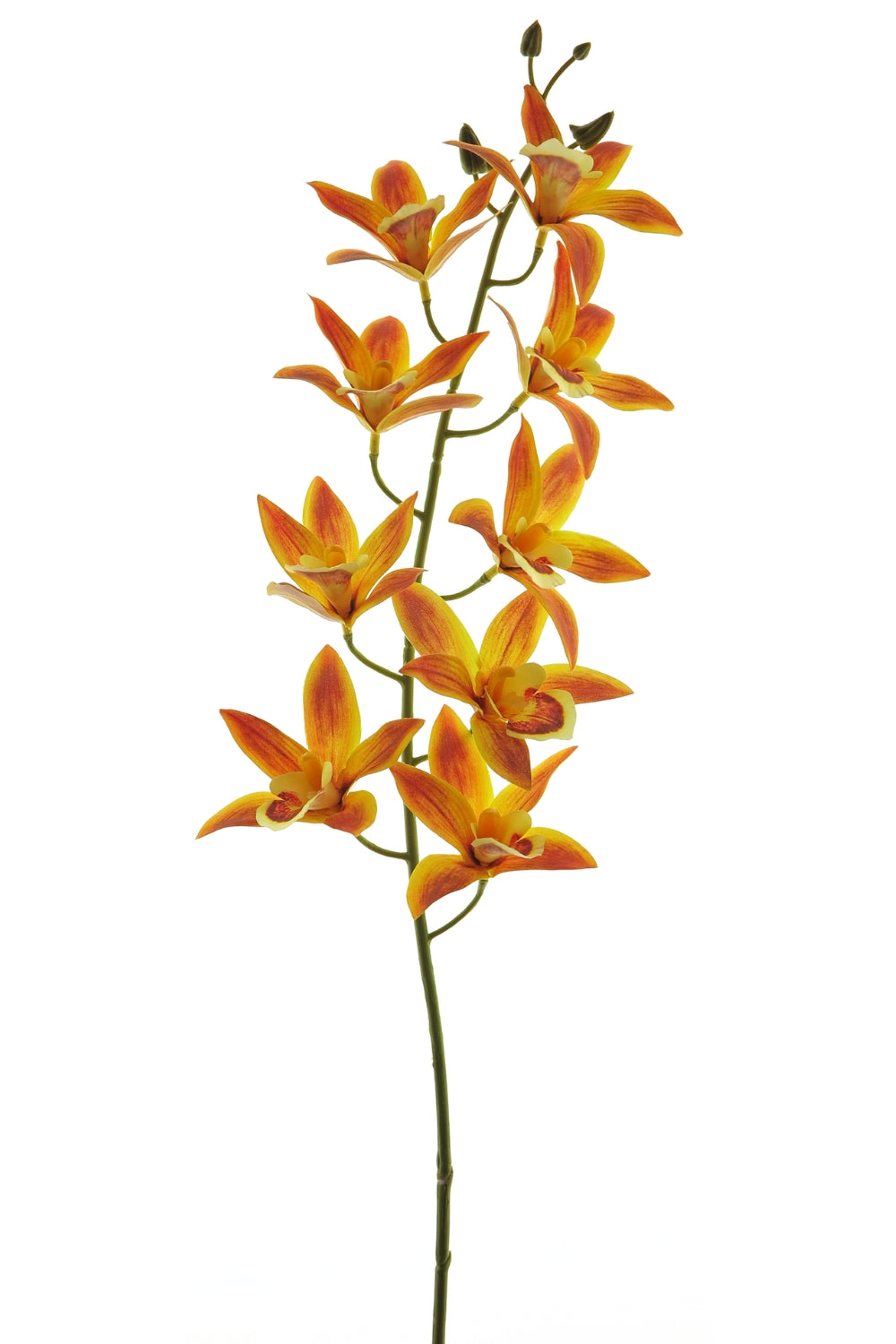 Cymbidium Kunstblume 83 cm Orange