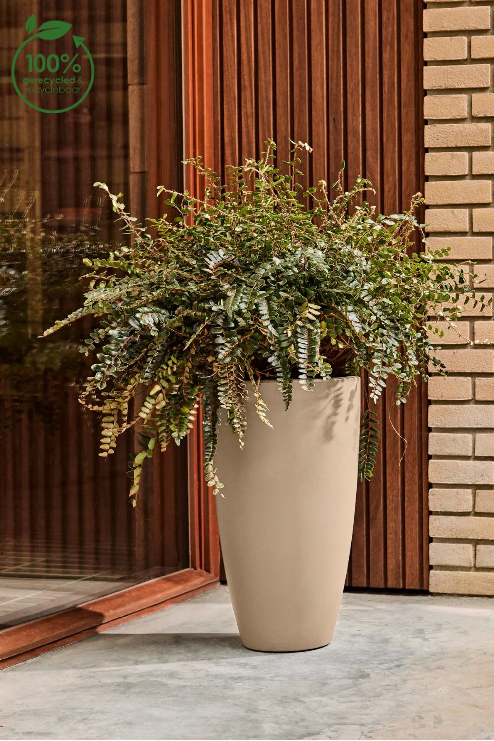 Blumentopf Elho June Round High 30 Balanced Beige