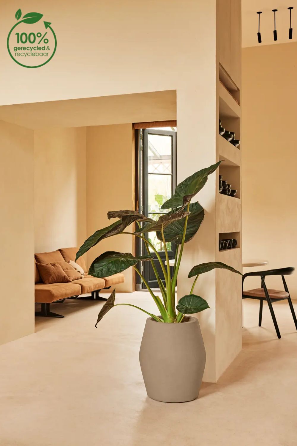 Blumentopf Elho June Split High 53 cm Balanced Beige