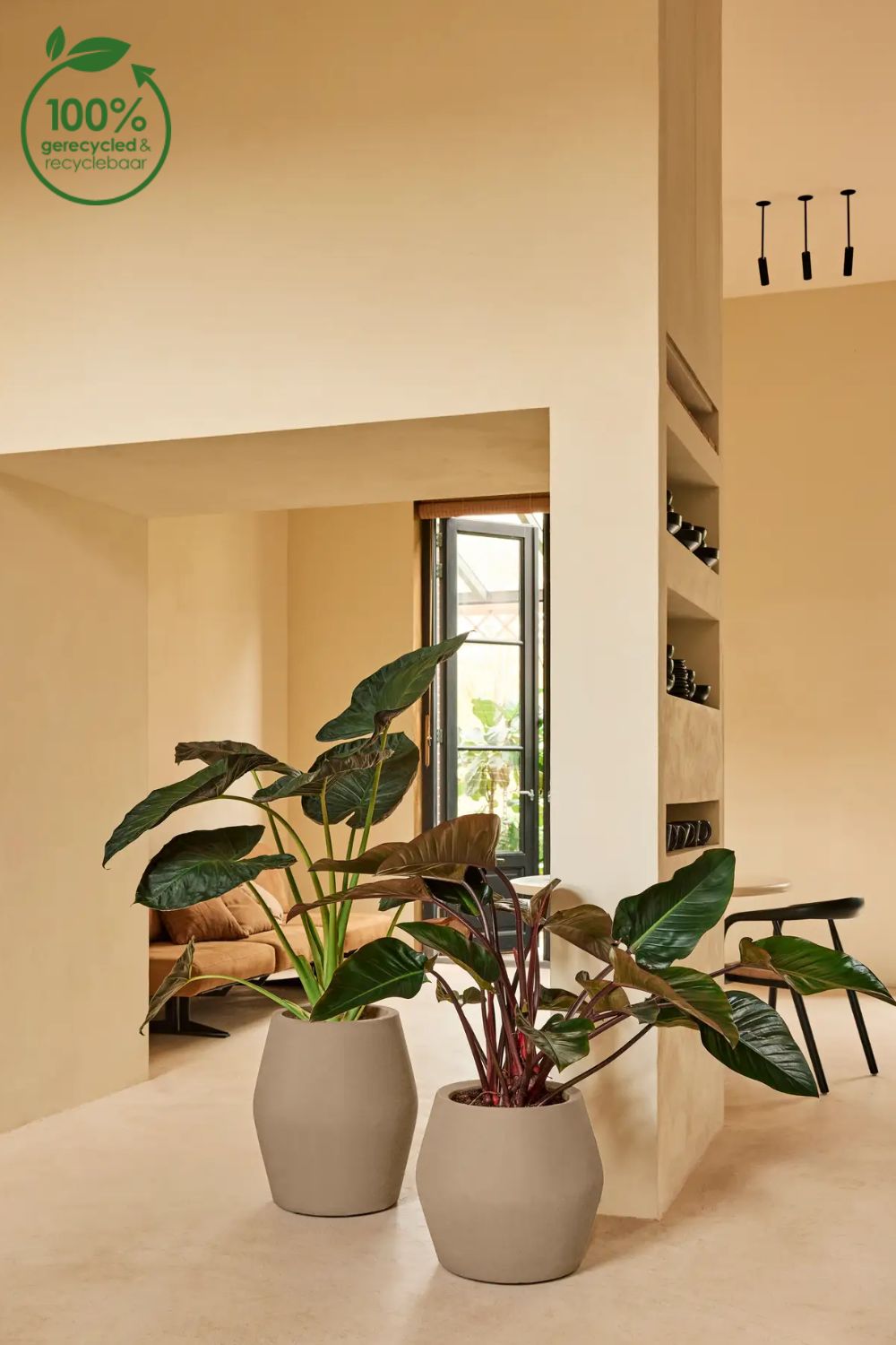 Blumentopf Elho June Split High 53 cm Balanced Beige