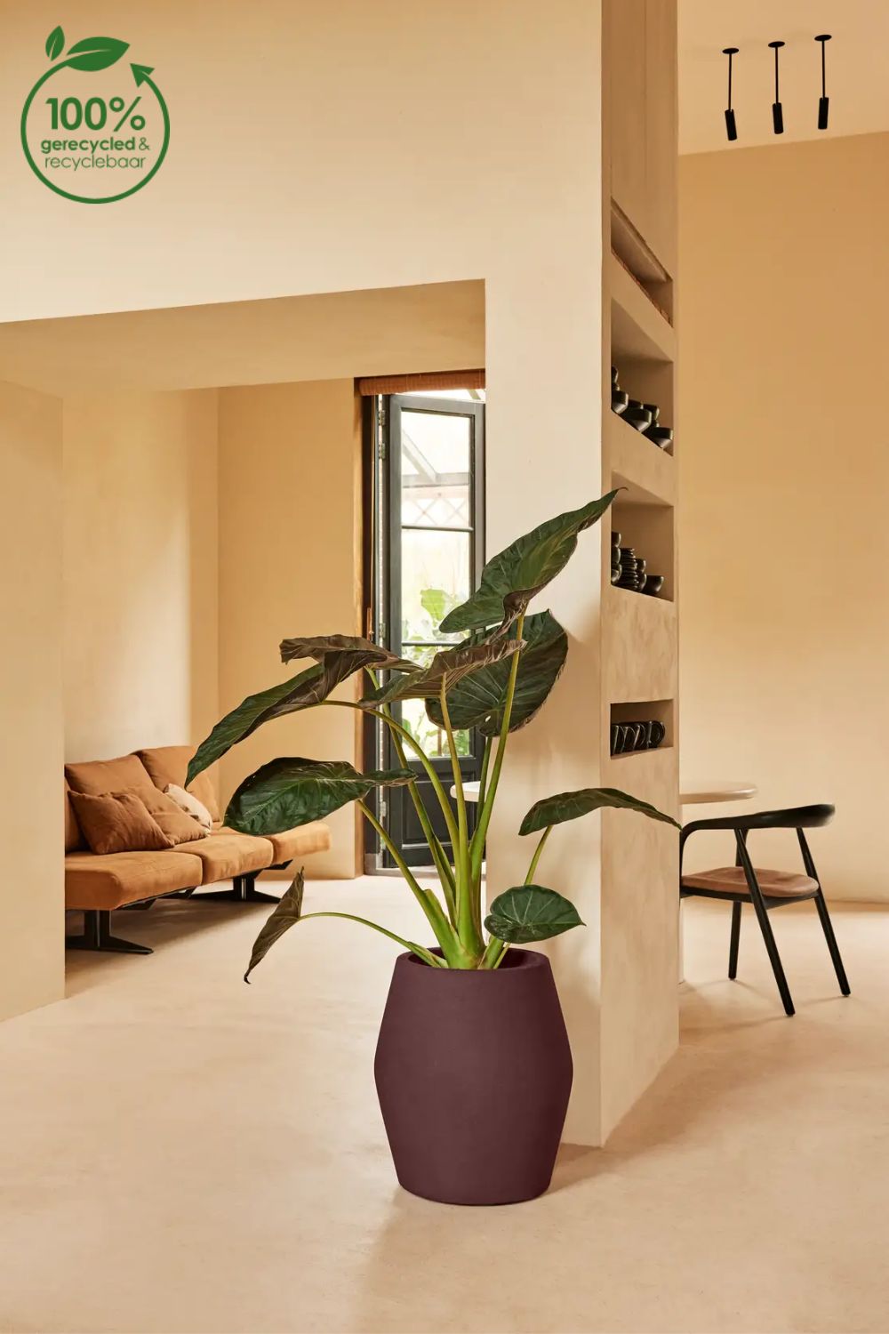 Blumentopf Elho June Split High 46 cm Vintage Pflaume