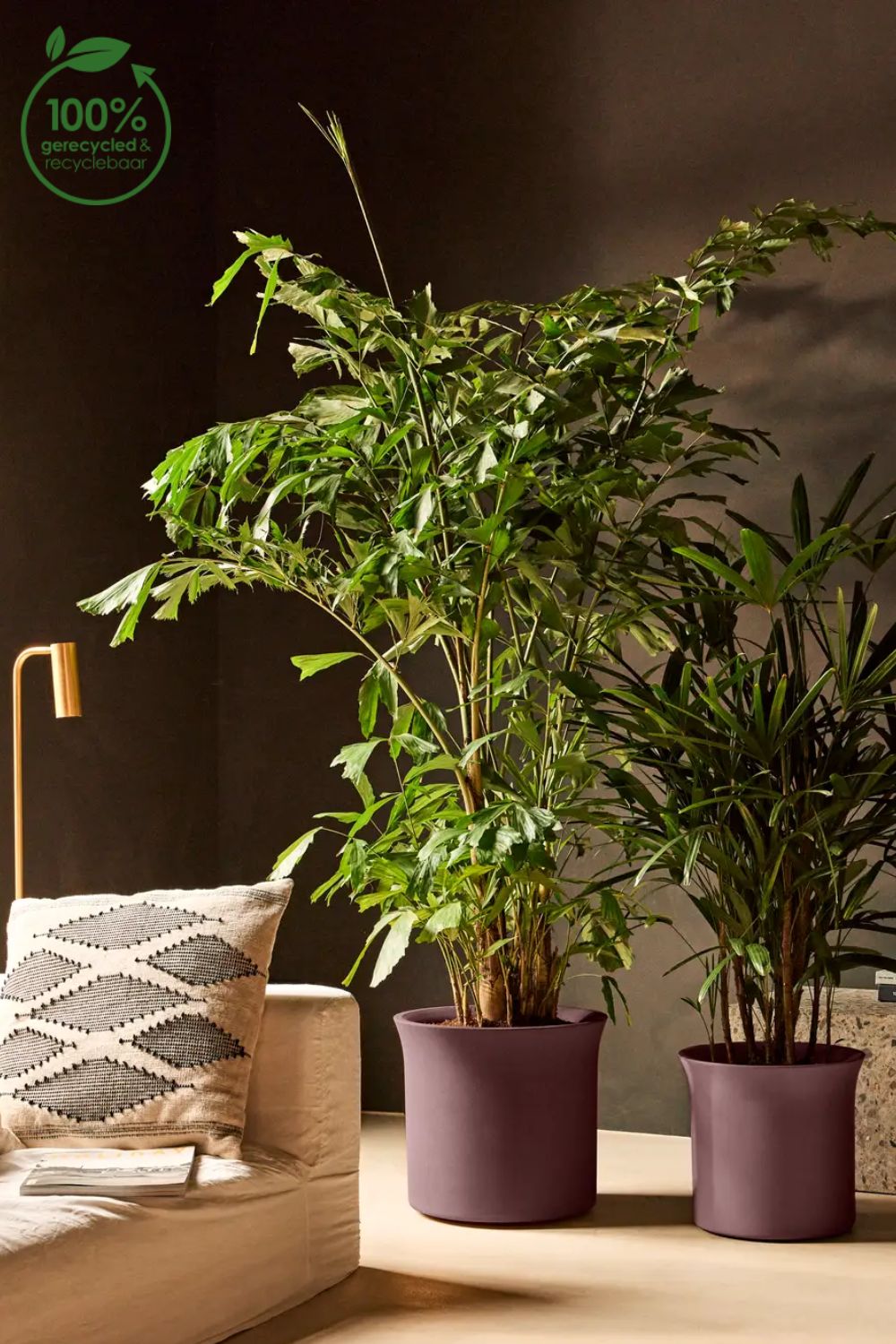 Blumentopf Elho June Tulip 39 cm Vintage Pflaume