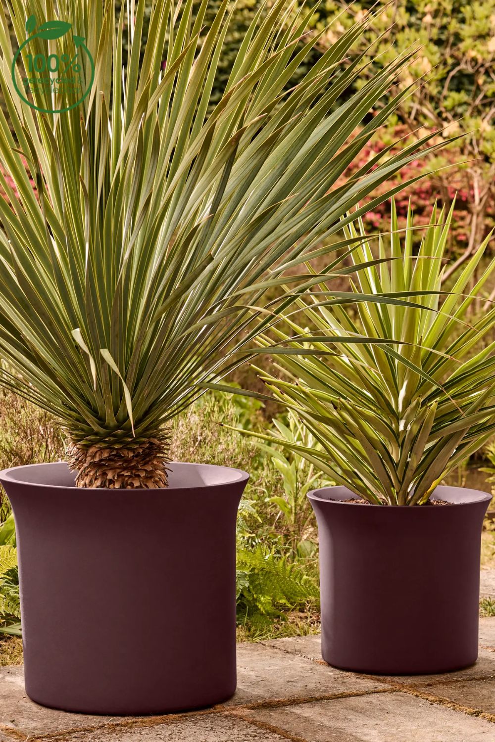 Blumentopf Elho June Tulip 39 cm Vintage Pflaume