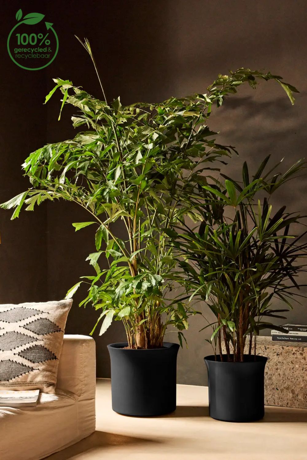 Blumentopf Elho June Tulip 39 cm Schwarz