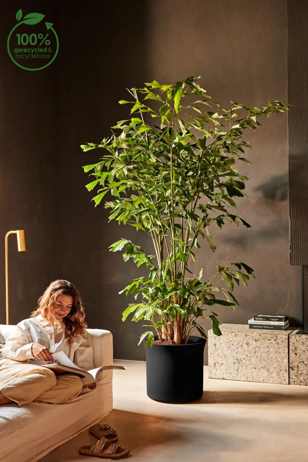 Blumentopf Elho June Tulip 47 cm Balanced Beige