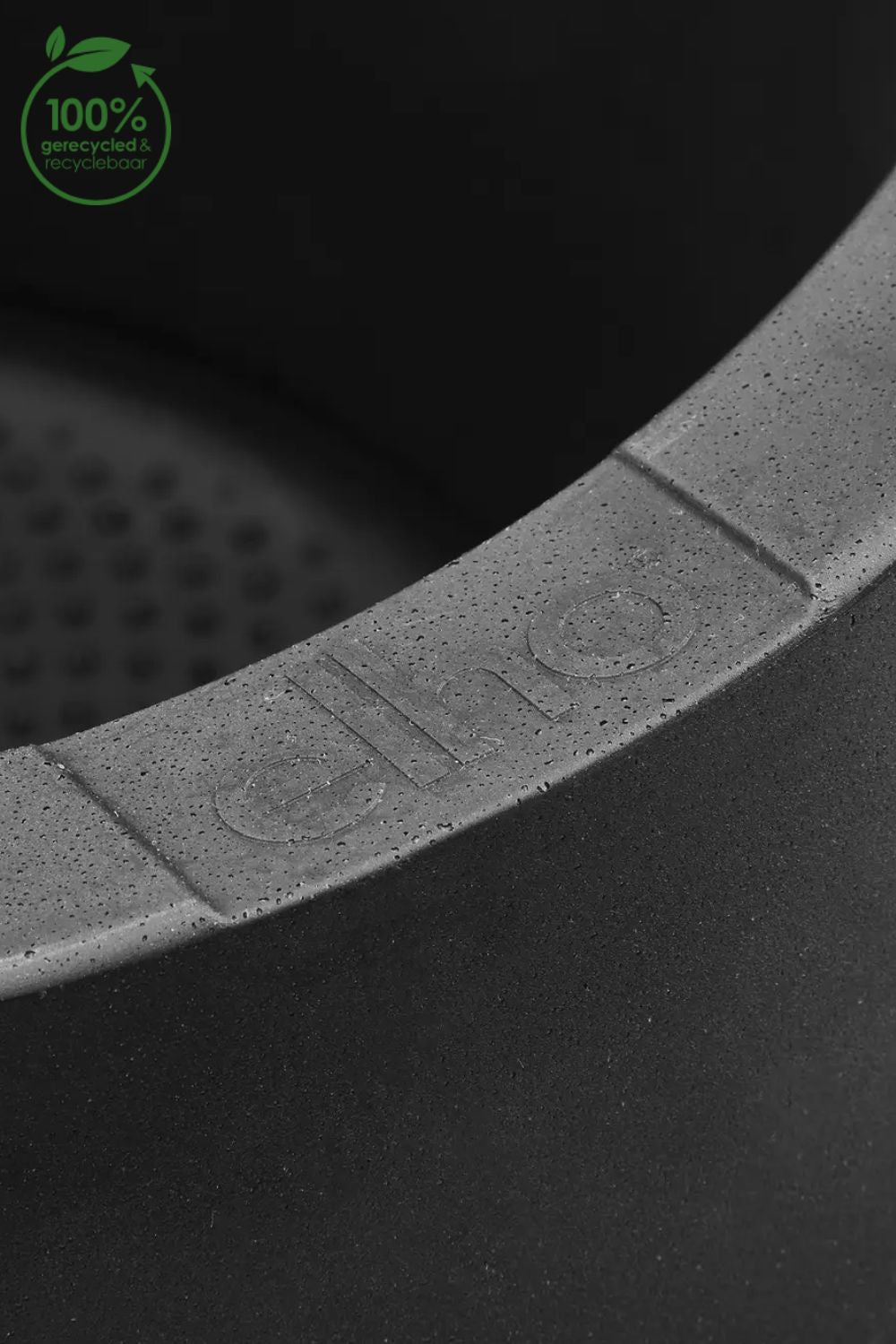 Blumentopf Elho June Split Low 42 cm Schwarz