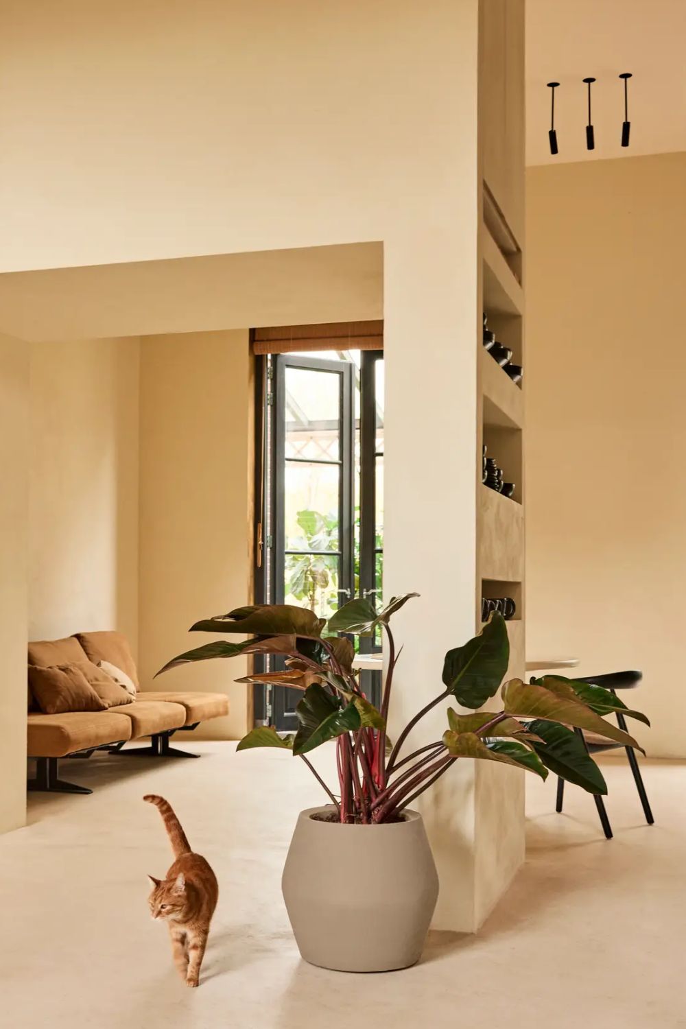 Blumentopf Elho June Split Low 42 cm Balanced Beige