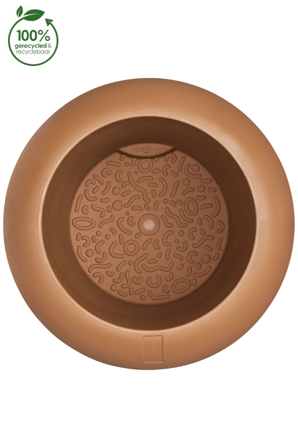 Blumentopf Elho Amber Roll Low 40 cm Karamell