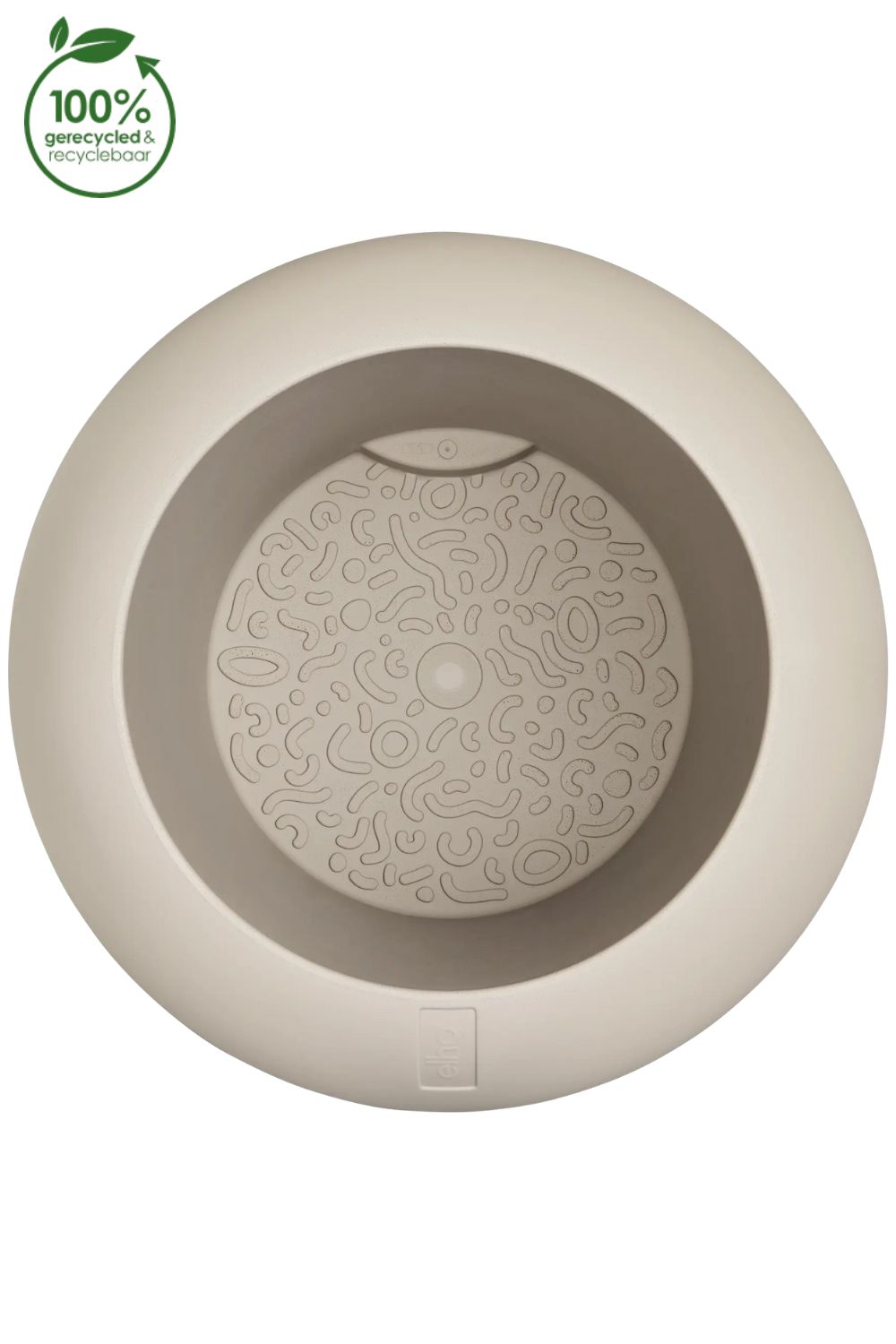 Blumentopf Elho Amber Roll High 58 cm Balanced Beige