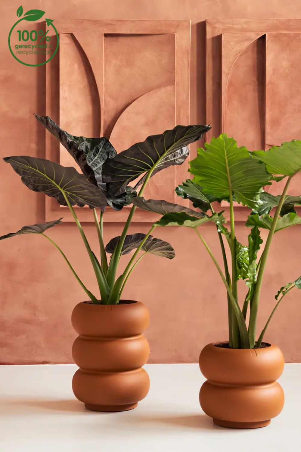 Blumentopf Elho Amber Roll High 58 cm Karamell