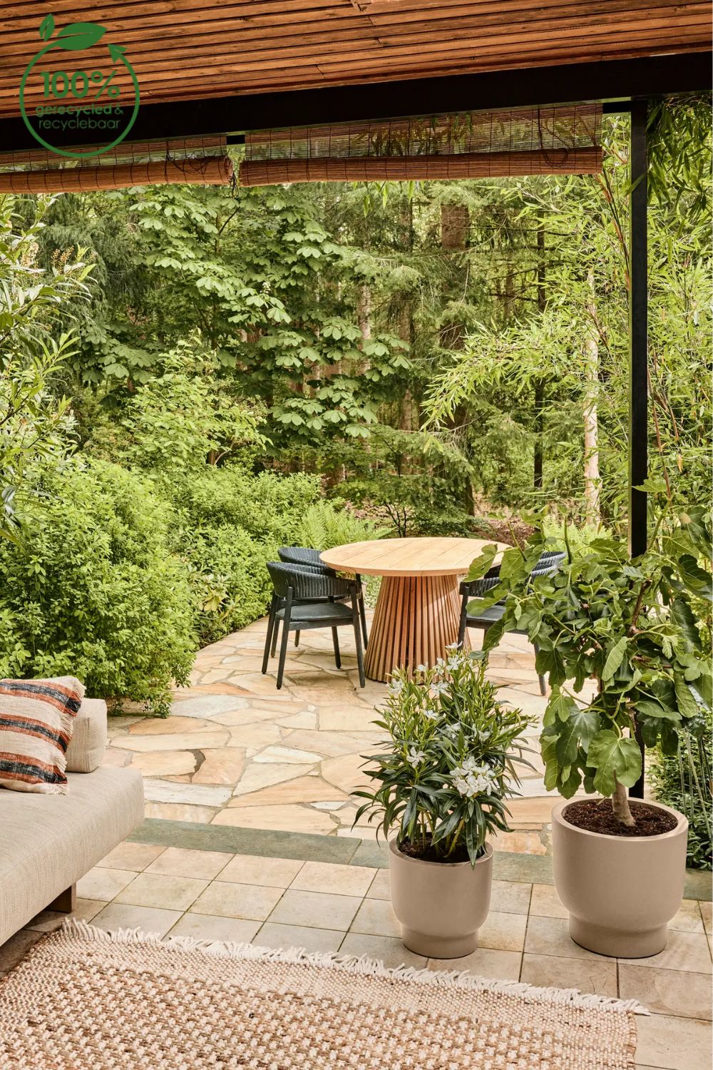 Blumentopf Elho Amber Grail 38 cm Balanced Beige