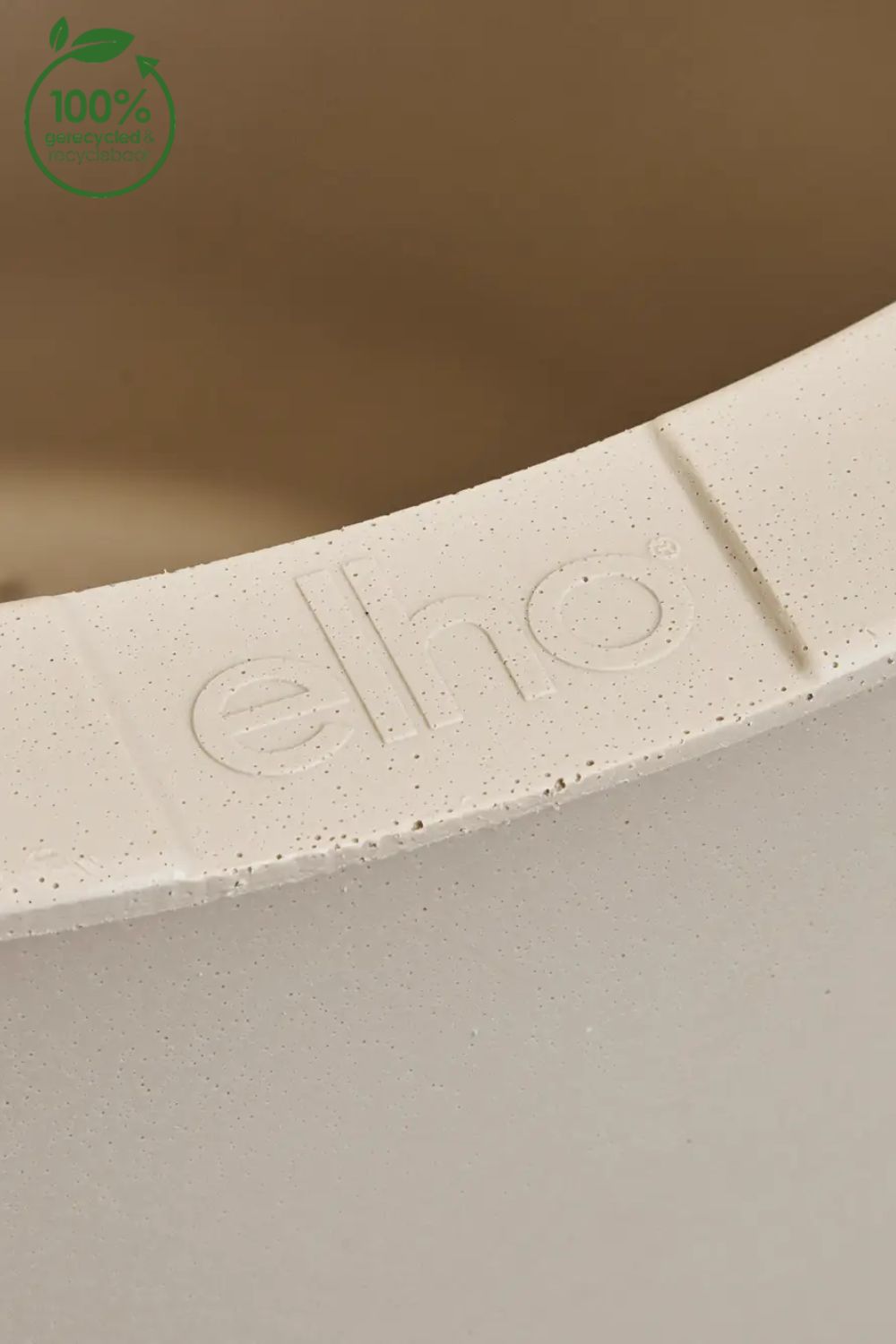 Blumentopf Elho Amber Grail 38 cm Balanced Beige