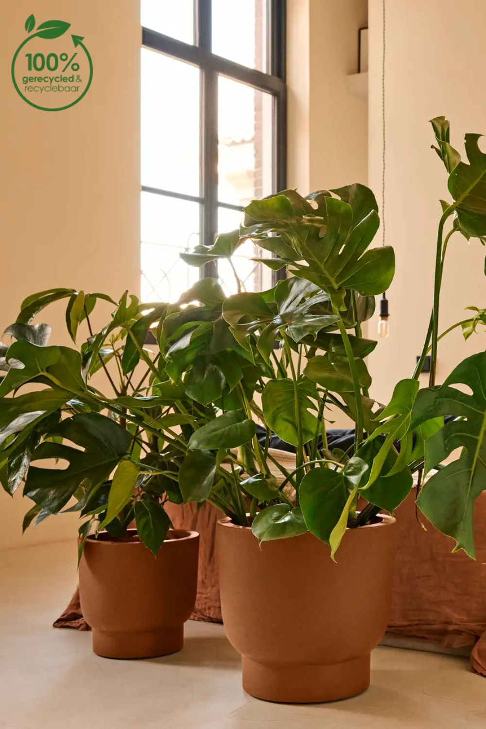 Blumentopf Elho Amber Grail 38 cm Karamell