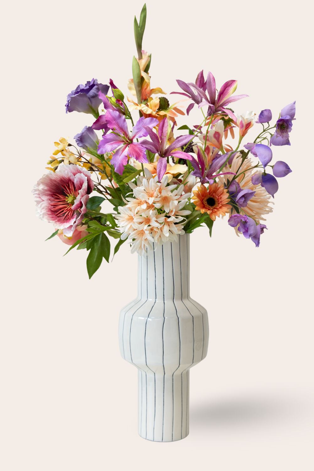 Kunstblumenstrauß Peachy Pastels