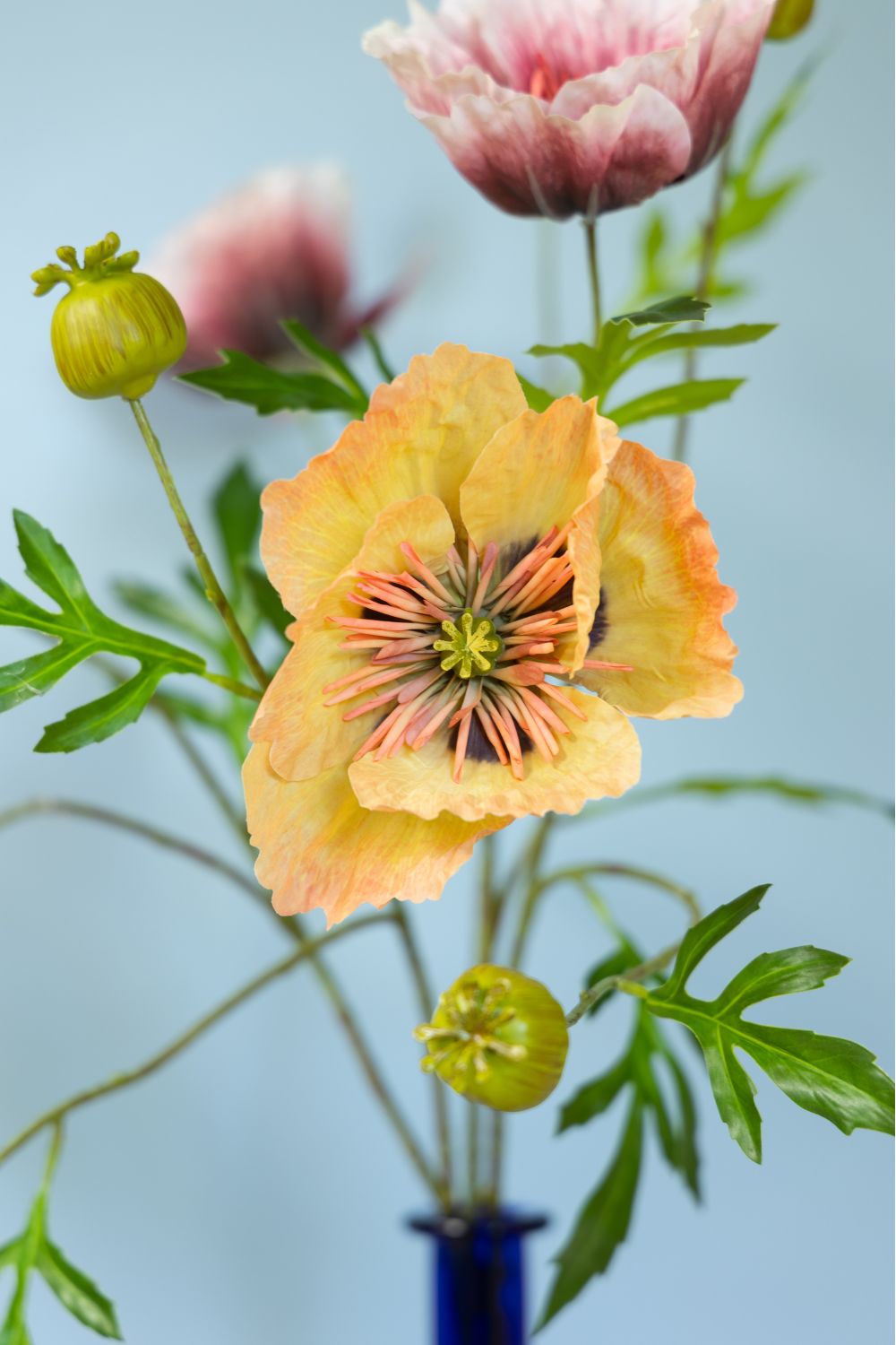 details Kunstblumenstrauß Poetic Poppies