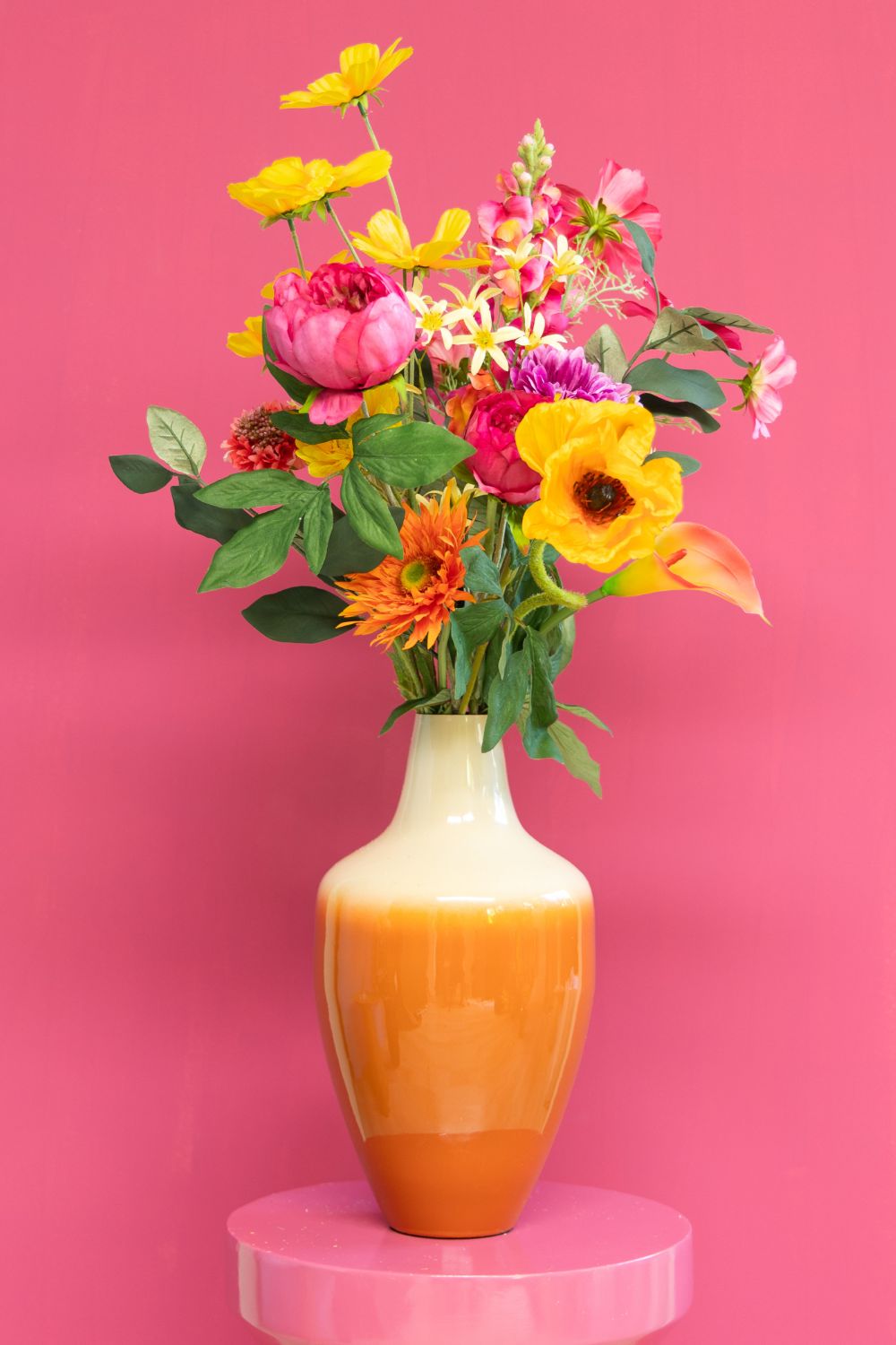 Kunstblumenstrauß Sunset Symphony