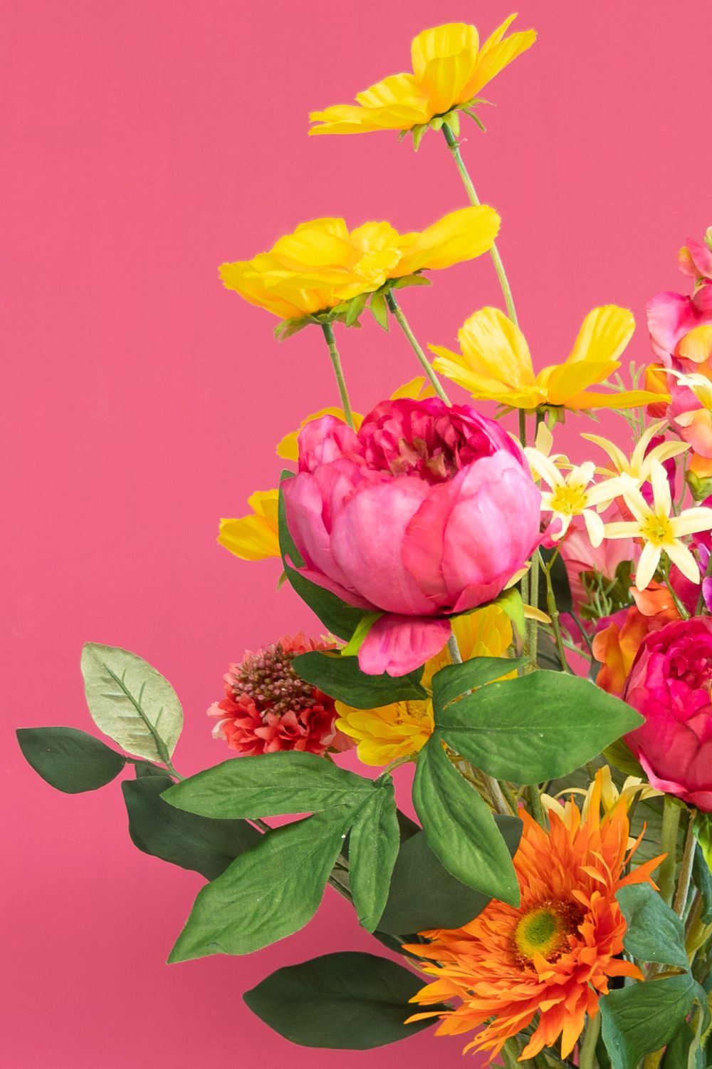 details 3 Kunstblumenstrauß Sunset Symphony