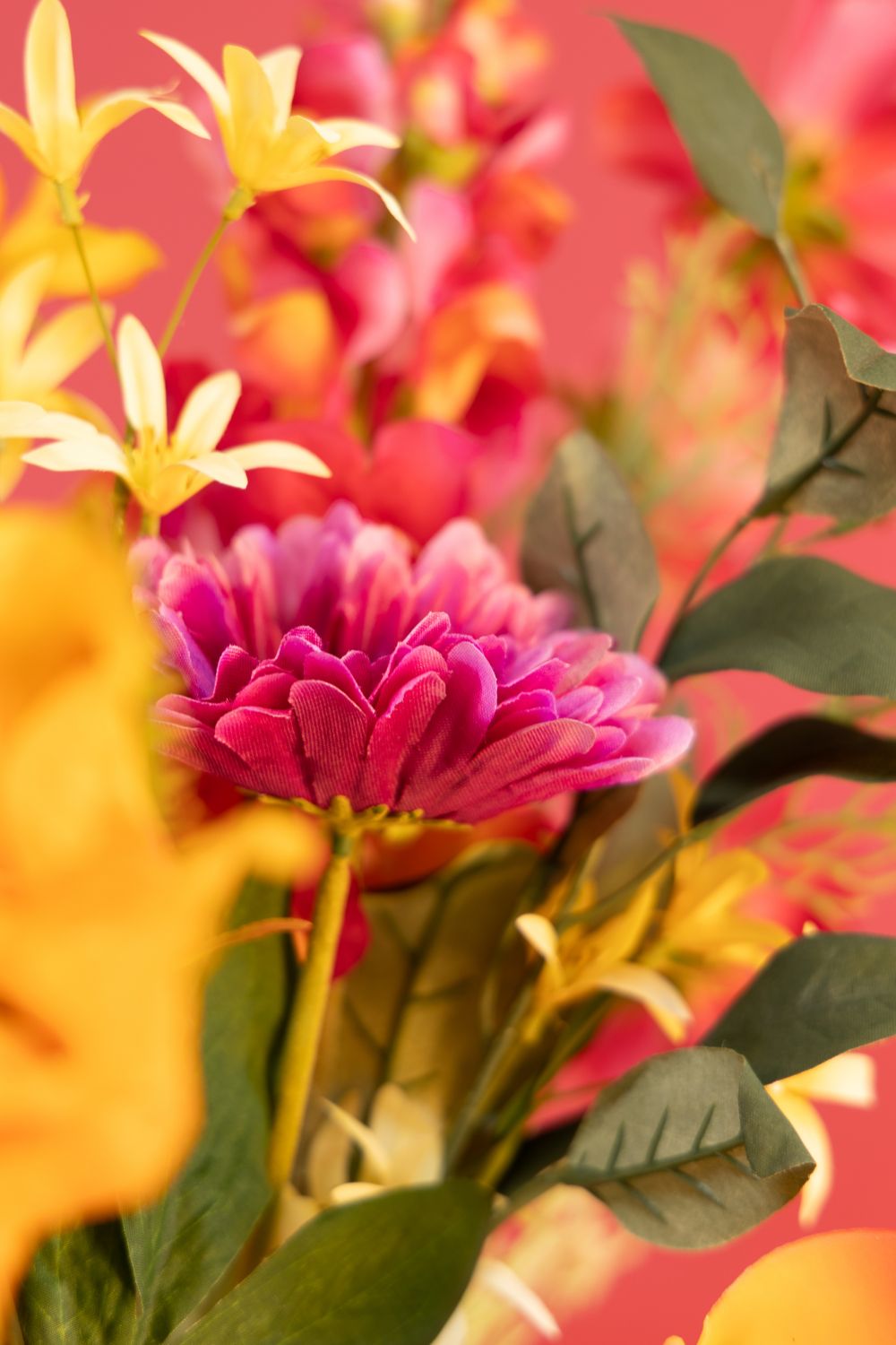 details 2 Kunstblumenstrauß Sunset Symphony