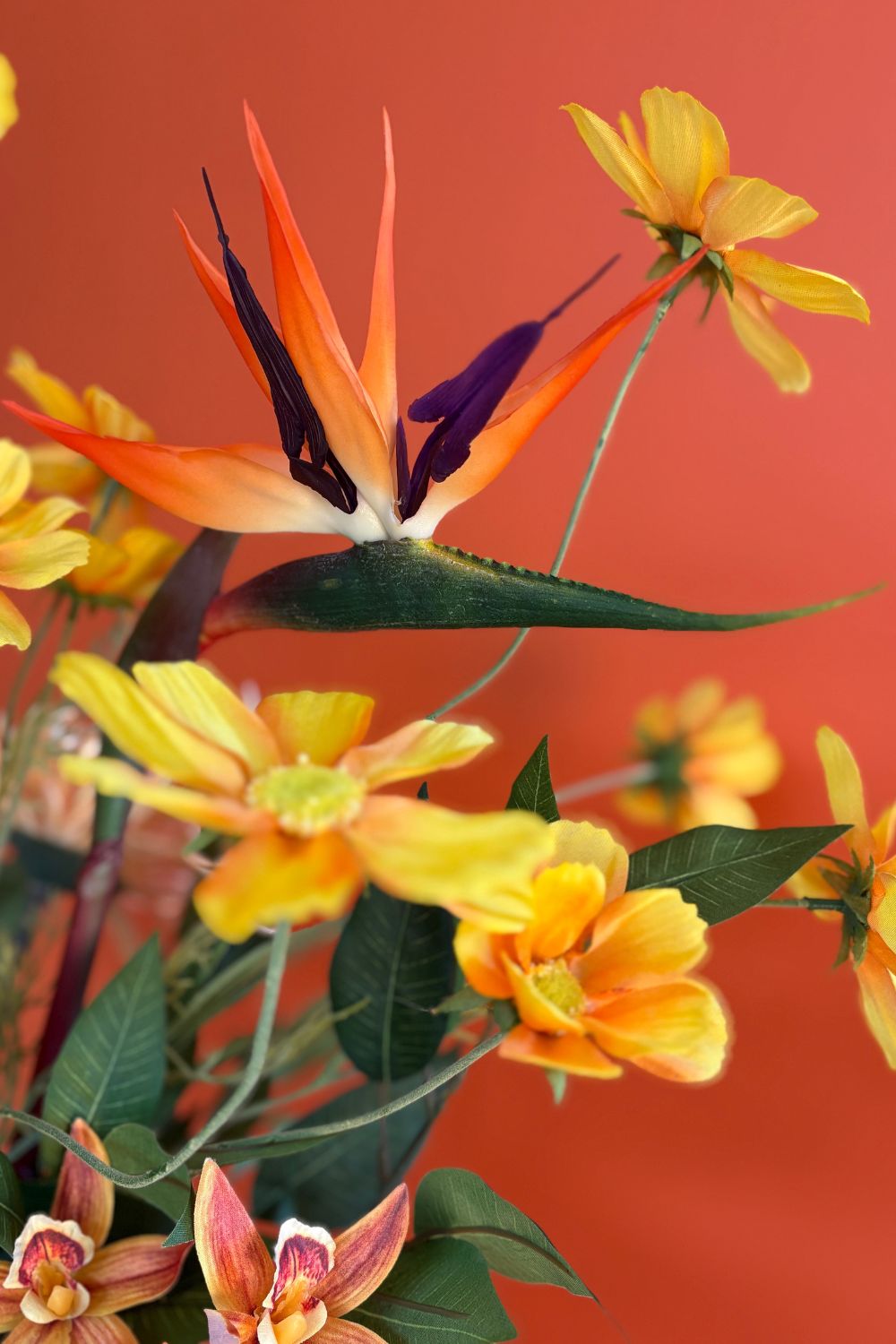 Details 2 Kunstblumenstrauß Tropical Treasure