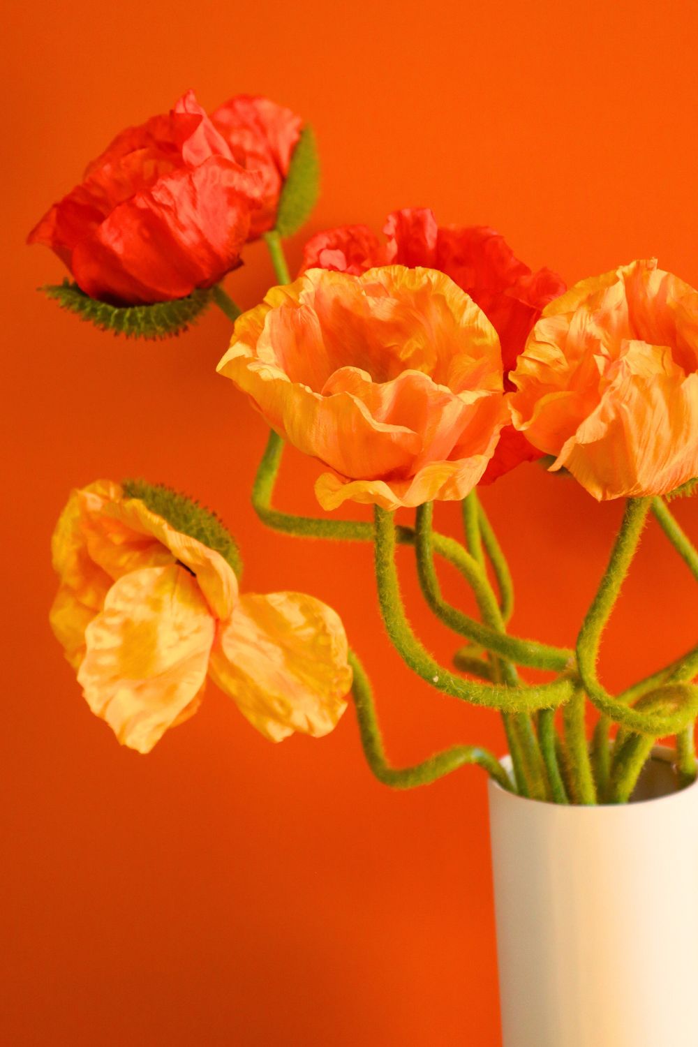 details Kunstblumenstrauß Poppy Paradise