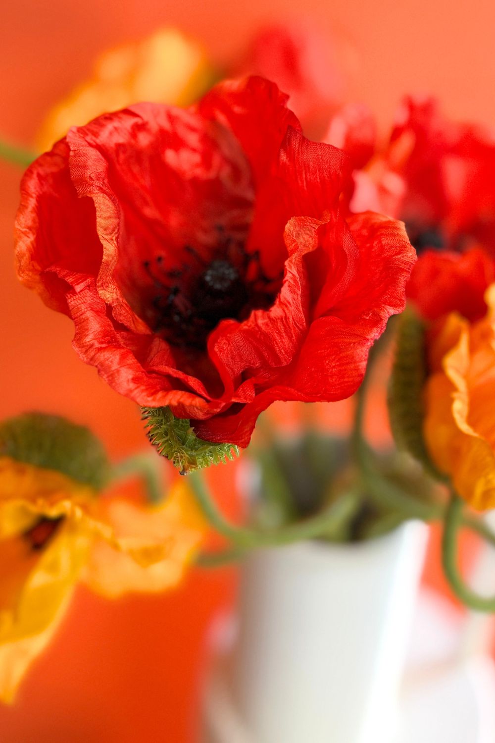 details 3 Kunstblumenstrauß Poppy Paradise