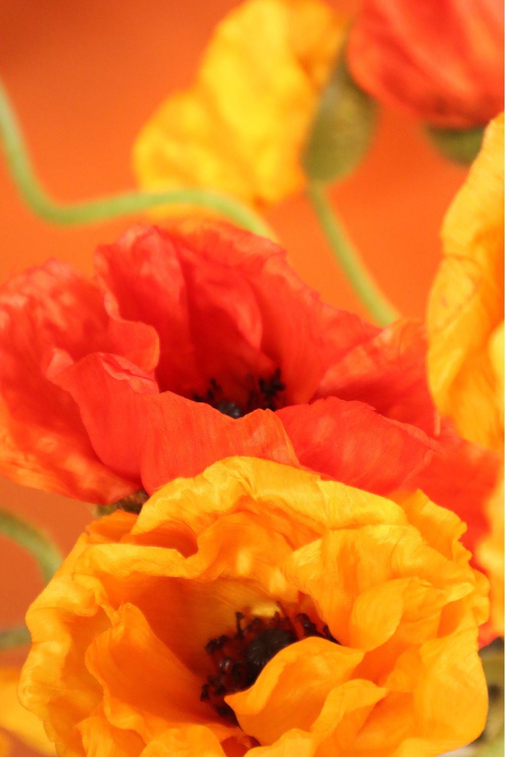 details 2 Kunstblumenstrauß Poppy Paradise