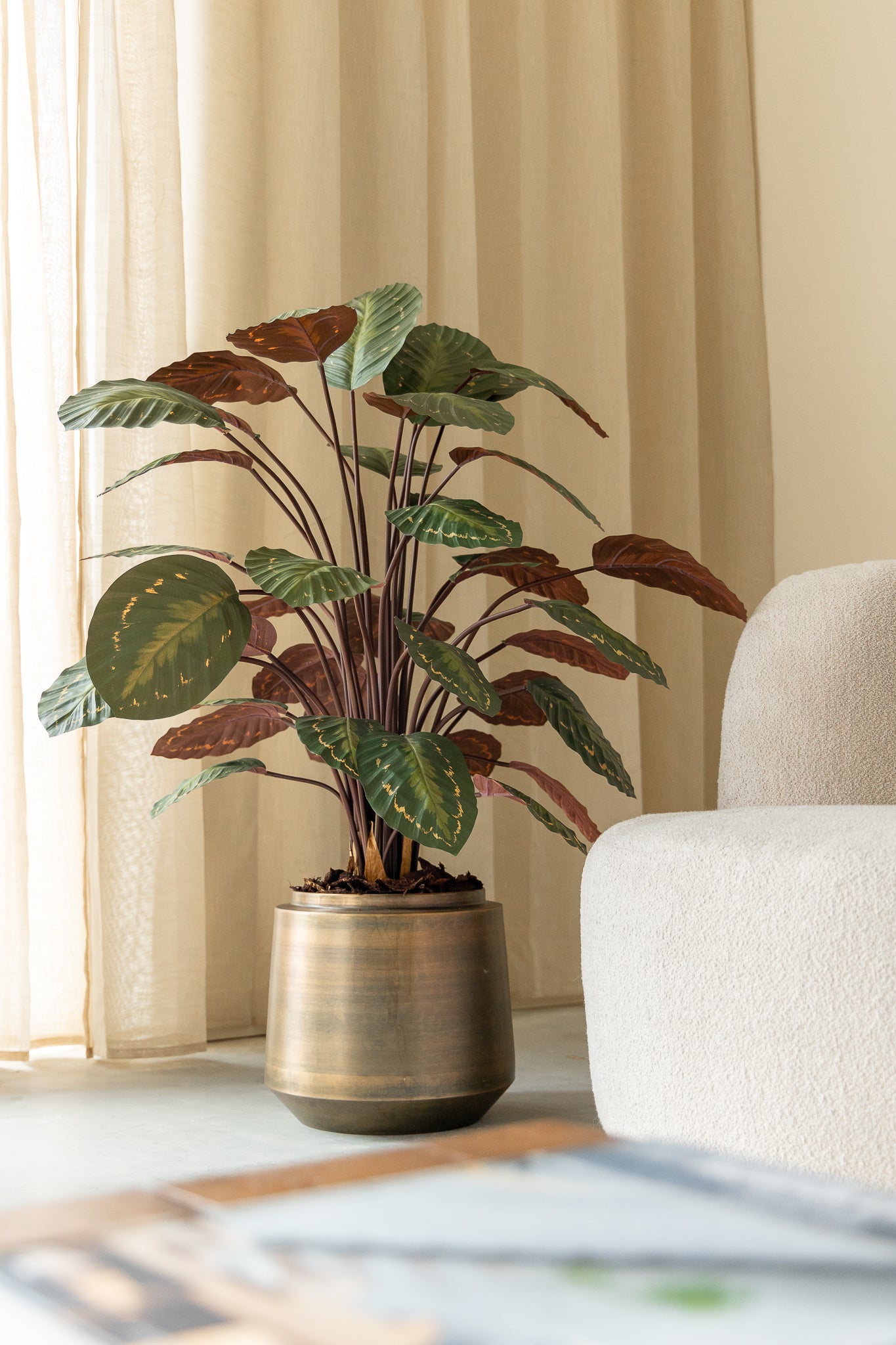Calathea Kunstpflanze 90cm