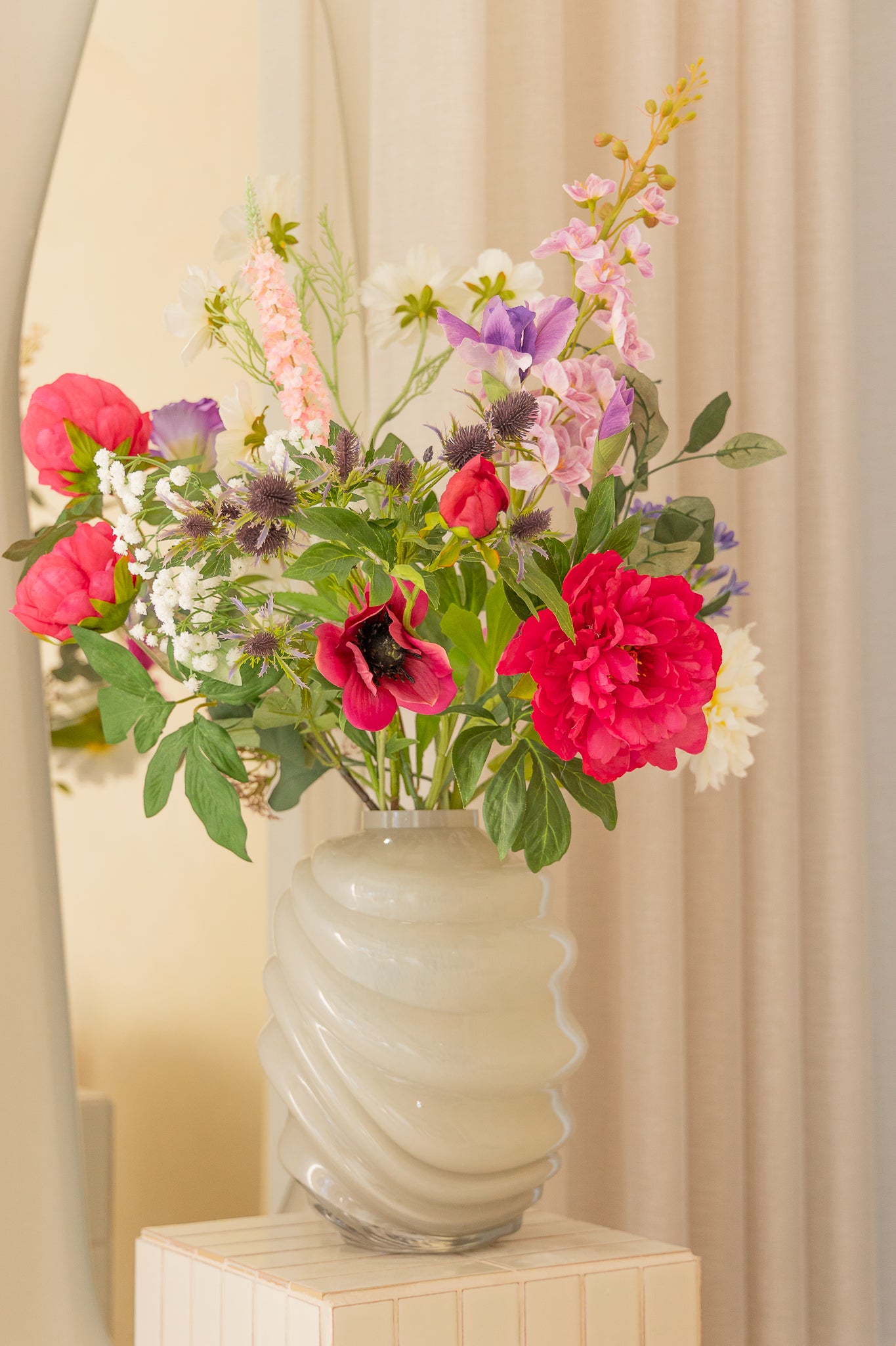 Kunstblumenstrauß Fuchsia Fantasy