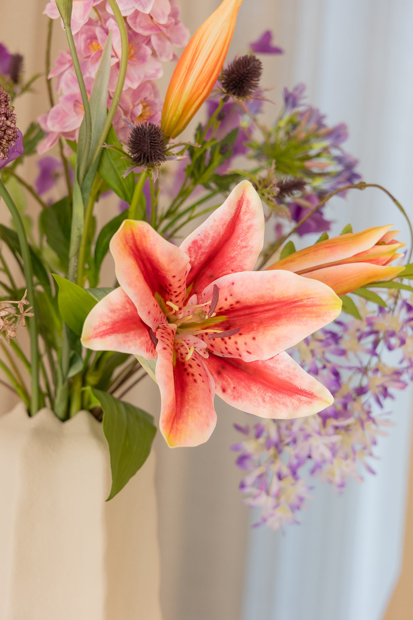 Kunstblumenstrauß Pink Poetry