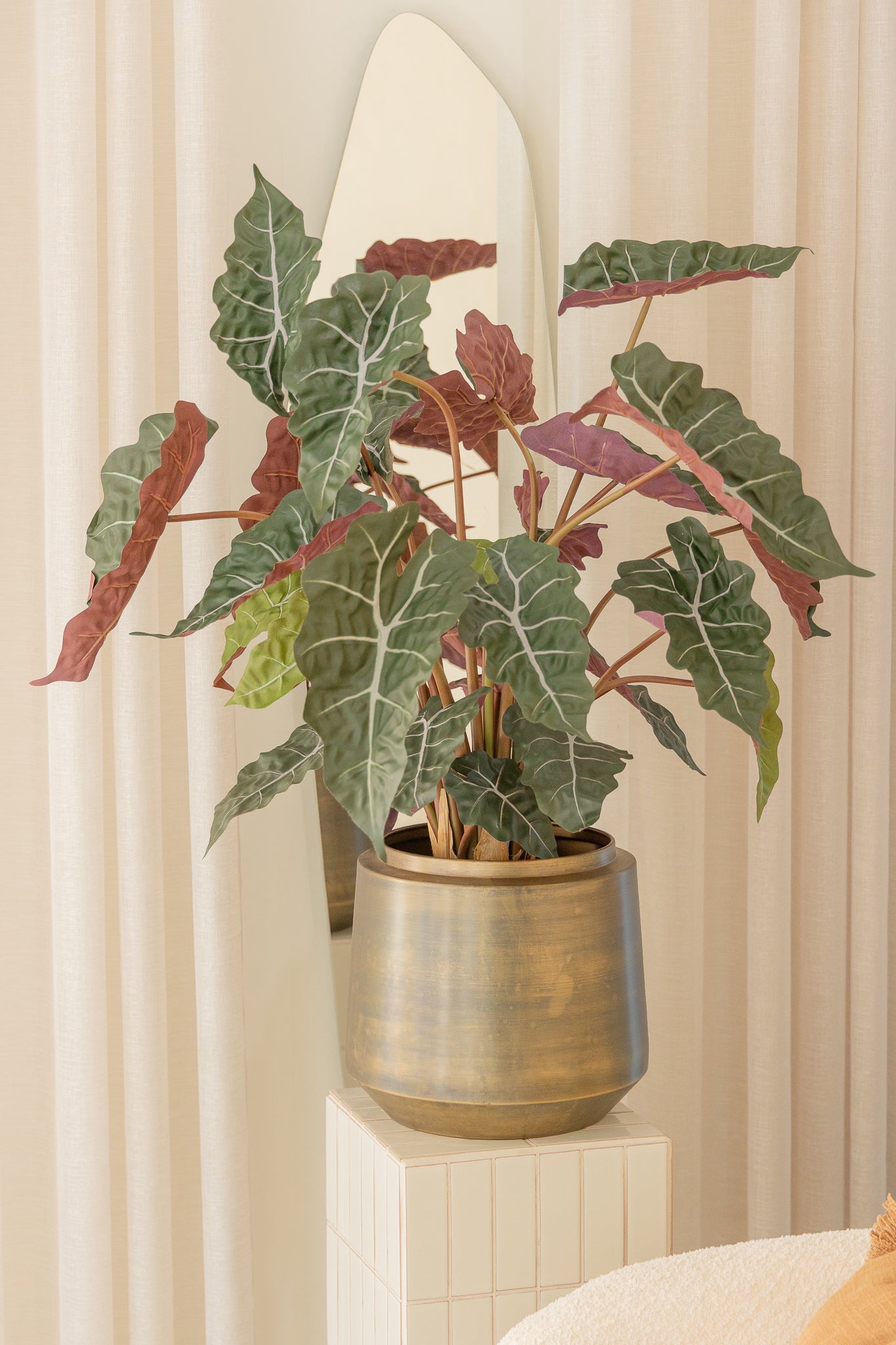 Alocasia Kunstpflanze 80cm