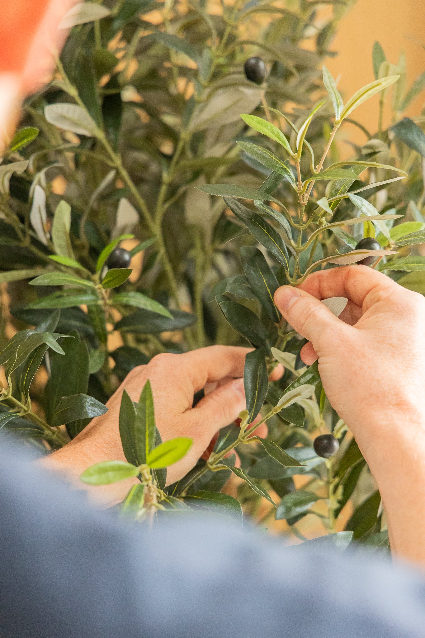 Künstlicher Olivenbaum 120cm Deluxe