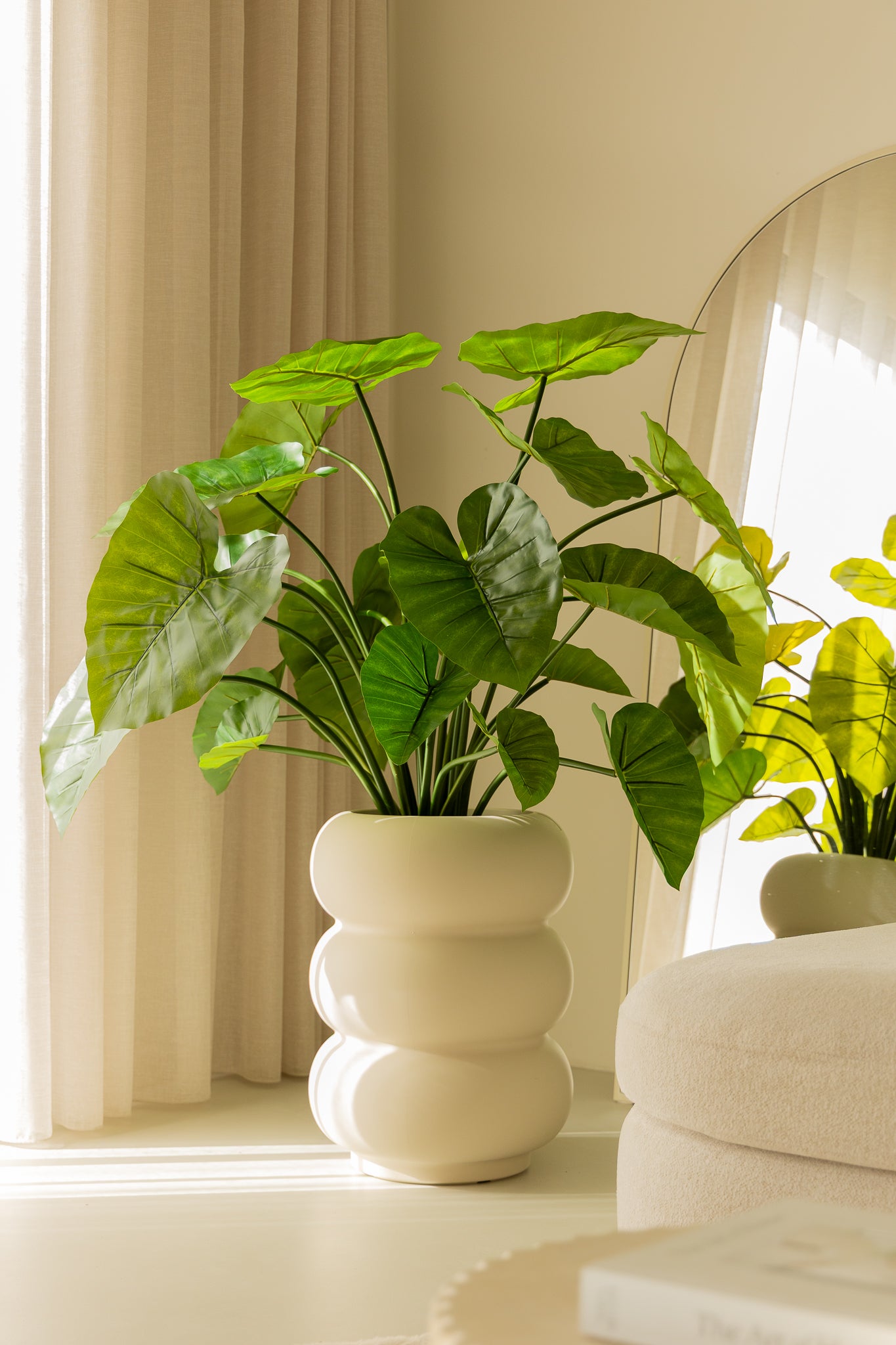 Alocasia Kunstpflanze 100cm