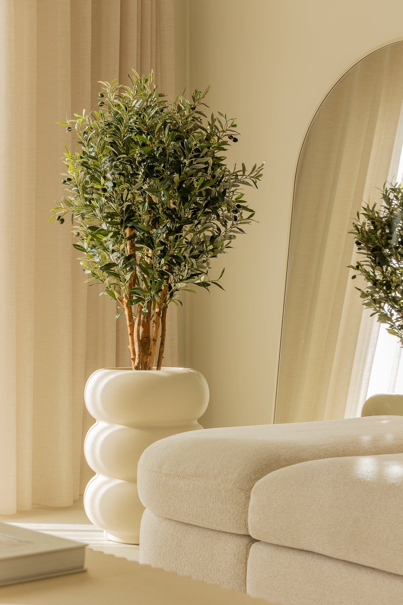 Künstlicher Olivenbaum 120cm Deluxe