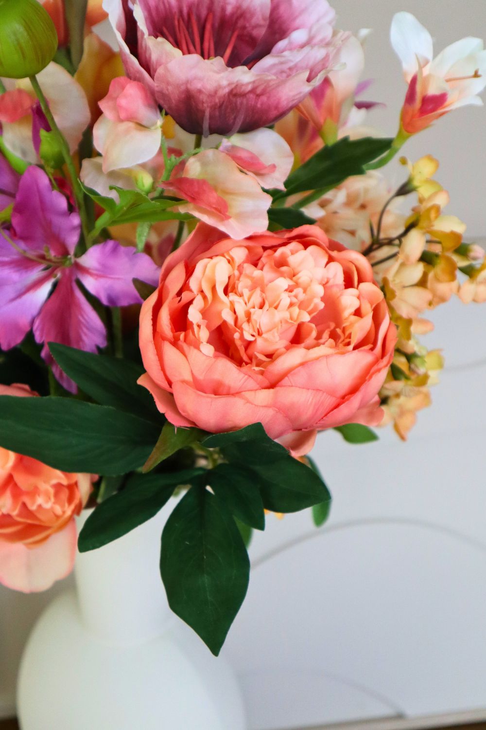 Kunstblumenstrauß Peachy Pastels (Limited)