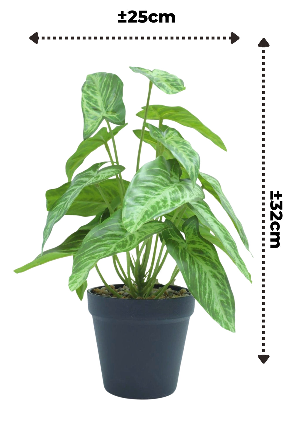 Philodendron Kunstpflanze 32 cm – prettypflanzen