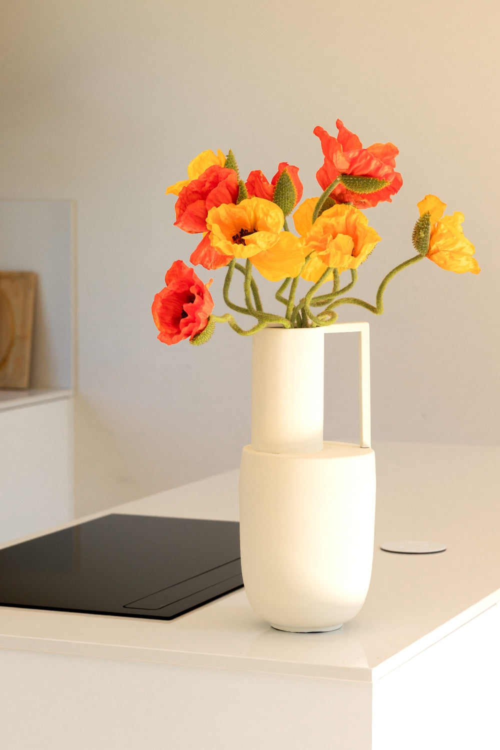 stimmungsbild Kunstblumenstrauß Poppy Paradise