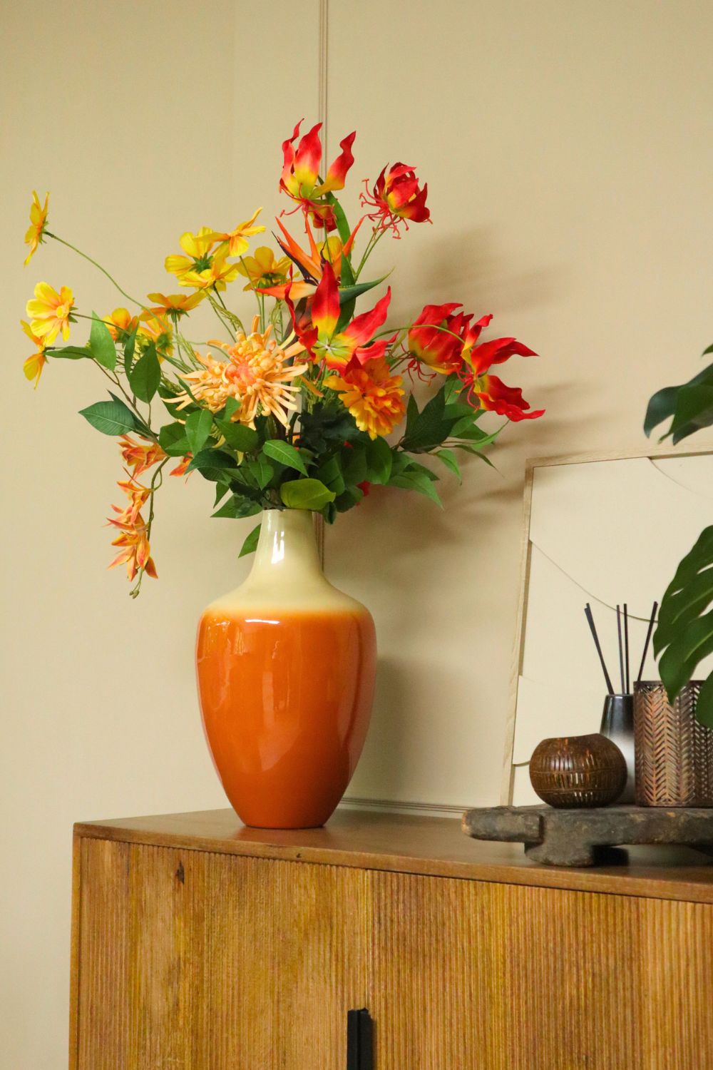 stimmungbild Kunstblumenstrauß Tropical Treasure