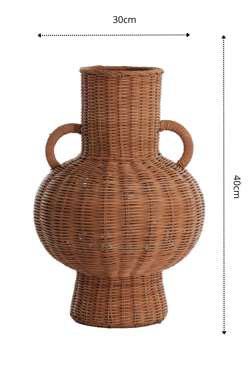 Vase Neivo 43x30 cm Rattan