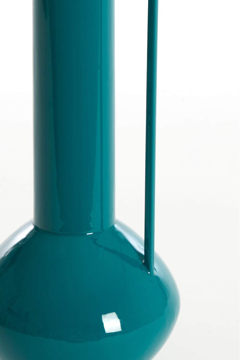 Vase Panzano 33x12 cm Smaragdgrün