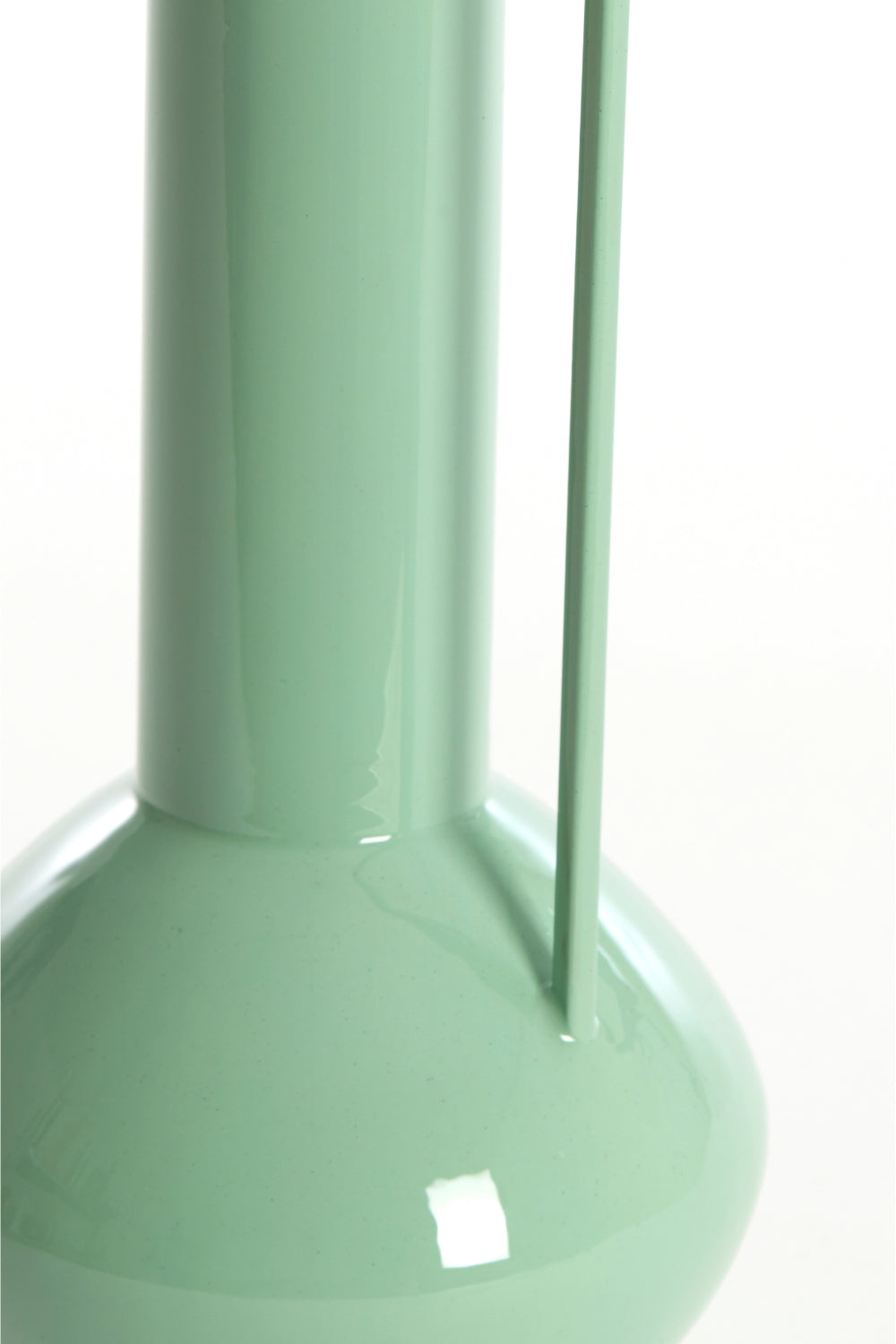 Vase Panzano 33 x 12 cm Mintgrün