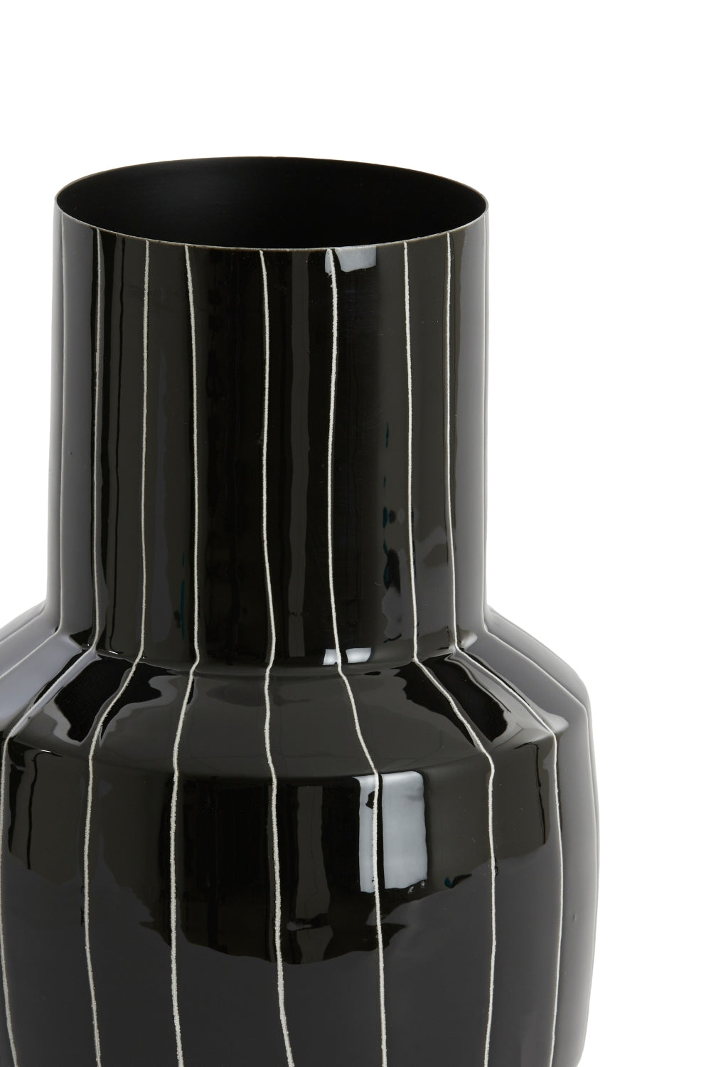 Vase Senuma 33x16 cm Schwarz