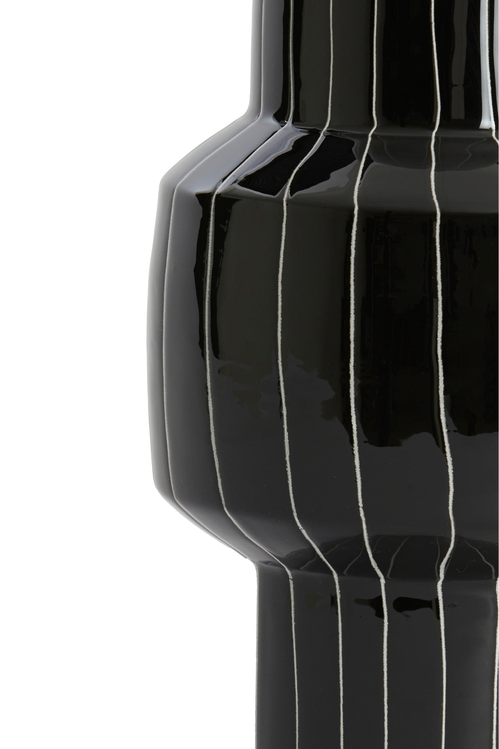 Vase Senuma 33x16 cm Schwarz