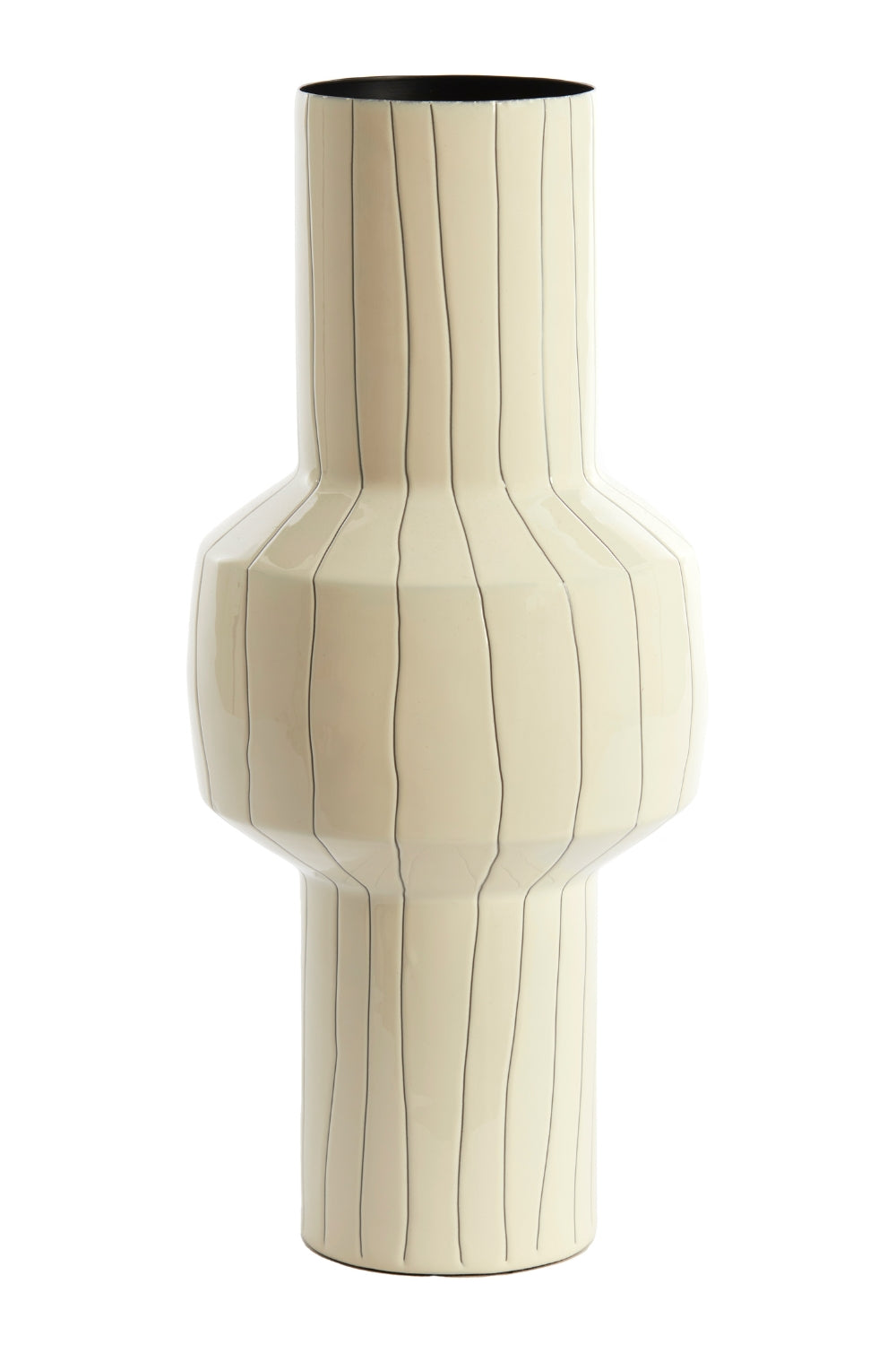 Vase Senuma 42x18 cm Weiß