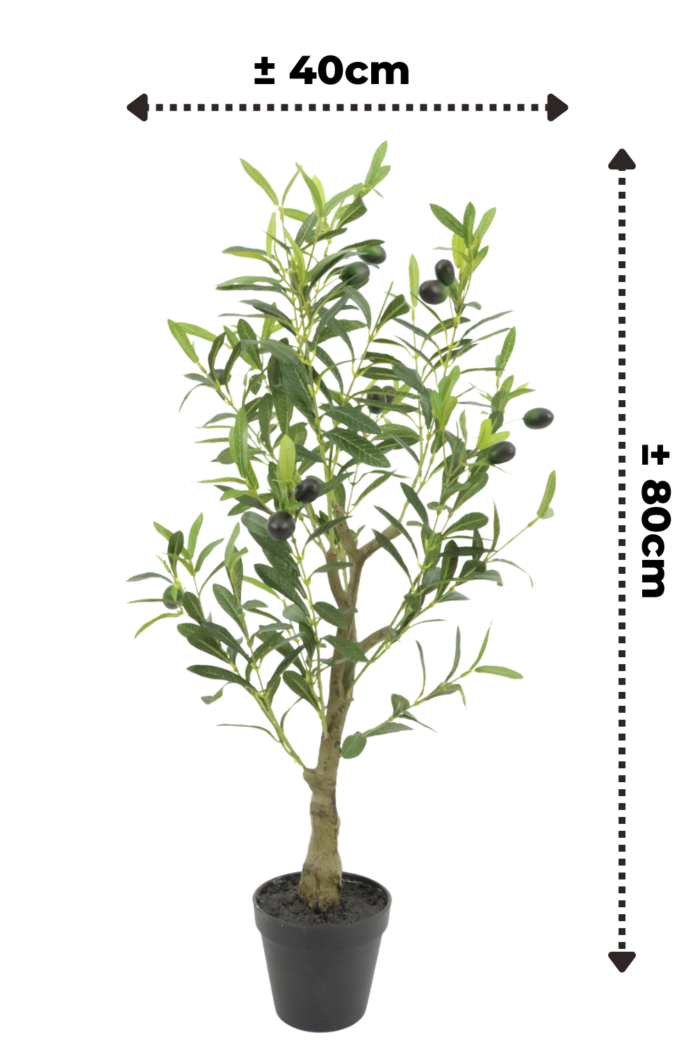 Kunst-Olivenbaum 80cm